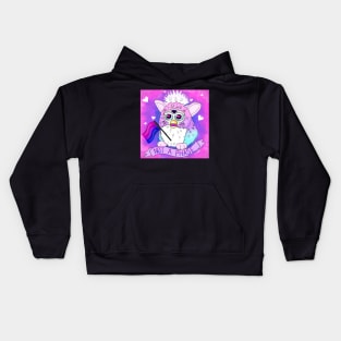 Bi pride furby Kids Hoodie